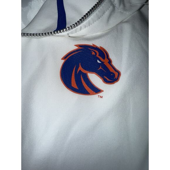 Boise State Broncos Jacket Unisex XL White Mascot Track Windbreaker Full Zip - Picture 4 of 7